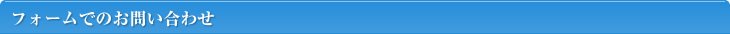 フォームによるお問い合わせ